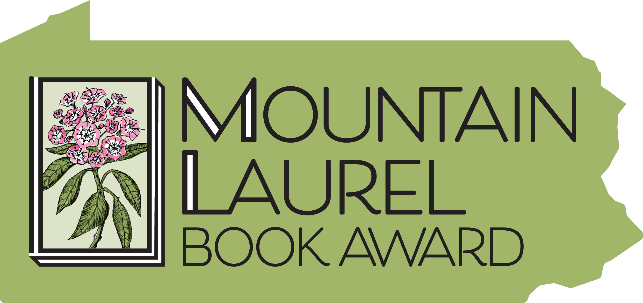 Mountain Laurel Book Award Logo in Color